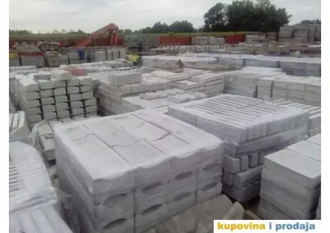 Ivicnjaci betonski 12x18x60cm,16x8x50cm - 1/8