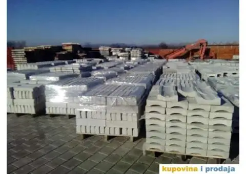 Ivicnjaci betonski 12x18x60cm,16x8x50cm - 3/8