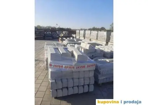 Ivicnjaci betonski 12x18x60cm,16x8x50cm - 4/8