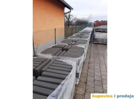 Ivicnjaci betonski 12x18x60cm,16x8x50cm - 6/8