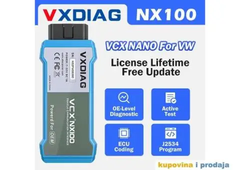 VXDIAG VCX NANO NX100 WiFi- VW/Audi/Škoda/Seat/Bentley - 2/15