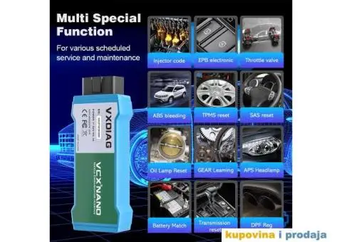 VXDIAG VCX NANO NX100 WiFi- VW/Audi/Škoda/Seat/Bentley - 3/15