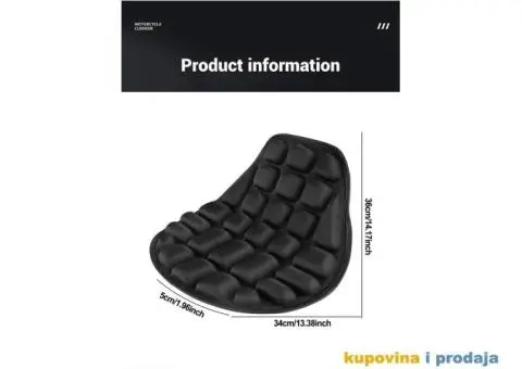 Seat pad za sediste,sedalica za motor-Novo seatpad - 12/14