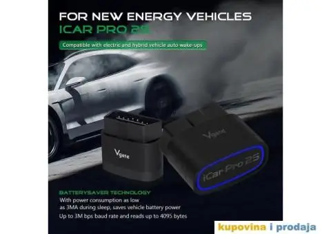 Vgate iCar Pro 2S OBD2 Bluetooth 5.3, IOS Android, PC - 5/15