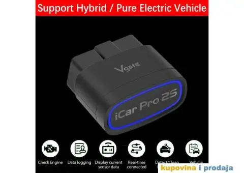 Vgate iCar Pro 2S OBD2 Bluetooth 5.3, IOS Android, PC - 9/15