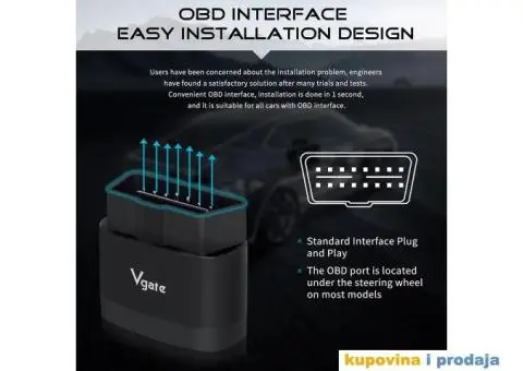 Vgate iCar Pro 2S OBD2 Bluetooth 5.3, IOS Android, PC - 11/15