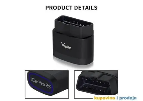 Vgate iCar Pro 2S OBD2 Bluetooth 5.3, IOS Android, PC - 13/15