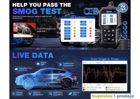 VDIAGTOOL VD30 Pro OBD2 Dijagnostika - 7/10