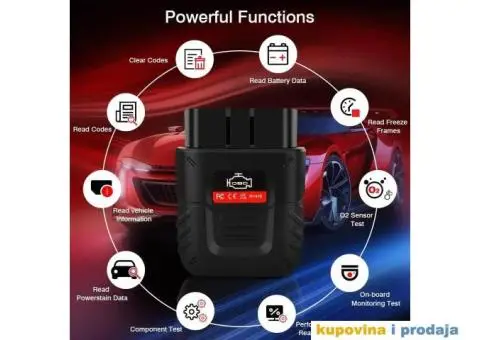 V019 Bluetooth ELM327 OBD2, iOS, Android, PC Dijagnostika - 4/14