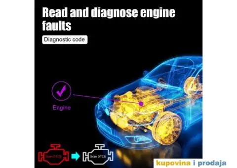 V019 Bluetooth ELM327 OBD2, iOS, Android, PC Dijagnostika - 13/14