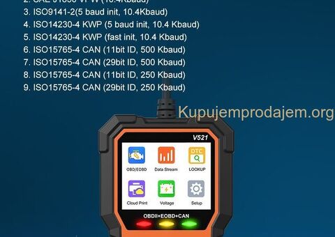 V521 OBDII+EOBD+CAN Auto Dijagnostika - 5/15