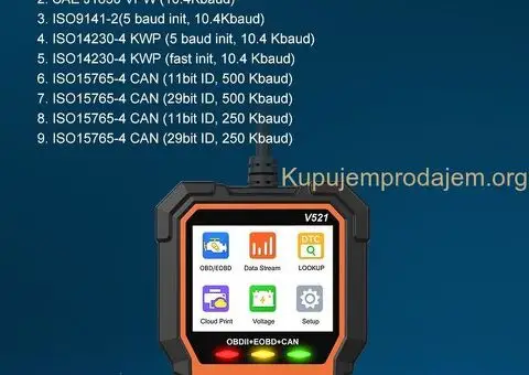 V521 OBDII+EOBD+CAN Auto Dijagnostika - 5/15