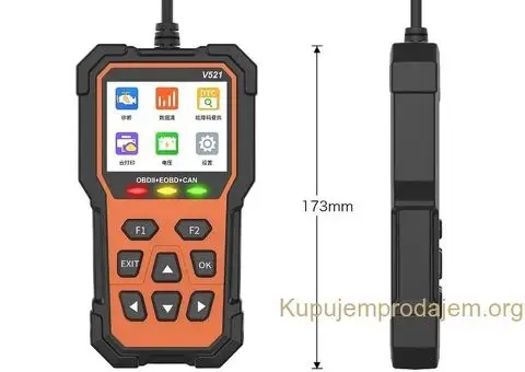 V521 OBDII+EOBD+CAN Auto Dijagnostika - 9/15