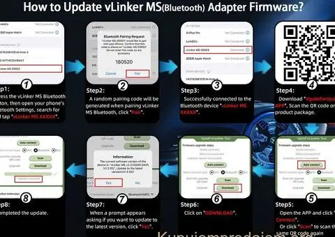 vLinker MS Advanced 12V/24V OBD2 za IOS MFI Android - 10/15