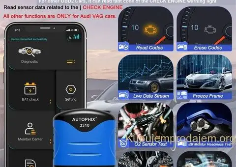 AUTOPHIX 3310 OBD2 Bluetooth VW / Audi / Skoda / SEAT - 3/13
