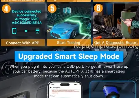 AUTOPHIX 3310 OBD2 Bluetooth VW / Audi / Skoda / SEAT - 9/13