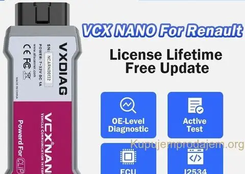 VXDIAG Nano NX200 za Renault OBD2 Dijagnostika - 5/15