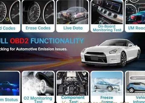 Humzor Z100 Elite Bluetooth OBD2 iOS & Android - 2/15