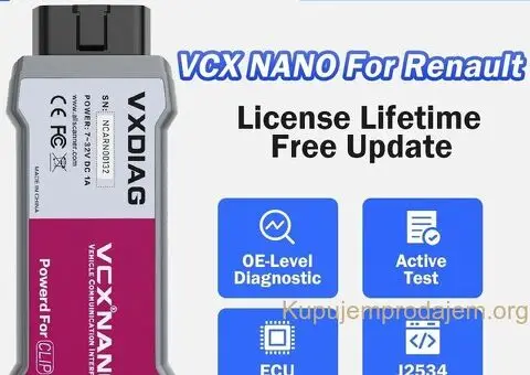 VXDIAG Nano NX200 za Renault OBD2 Dijagnostika - 2/15