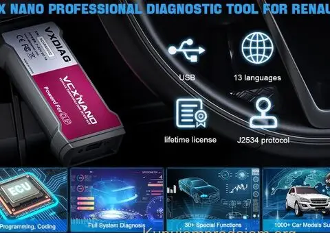 VXDIAG Nano NX200 za Renault OBD2 Dijagnostika - 11/15