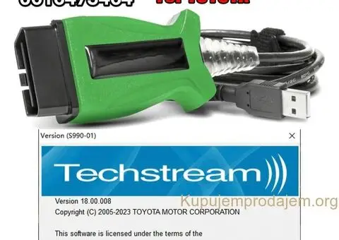 DLC3 Techstream 18.00.008 za Toyota TIS J2534 Passthru OBD2 - 2/12