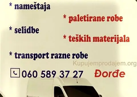 Prevoz svih vrsta robe - 1/3