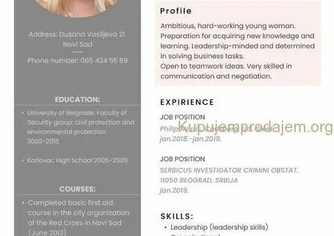 Brza i povoljna izrada CV-a i motivacionih pisama - 4/10