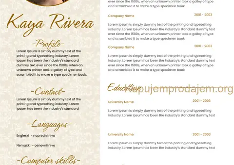 Brza i povoljna izrada CV-a i motivacionih pisama - 9/10