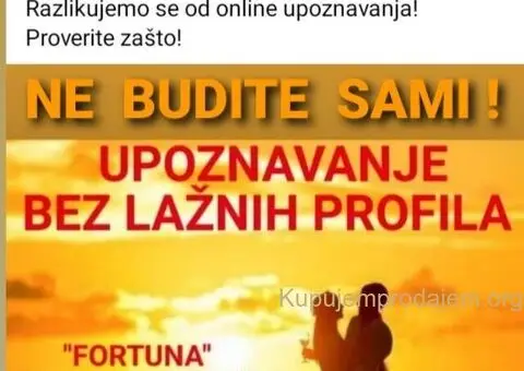 "FORTUNA"- Upoznavanje bez lažnih profila - 1/5