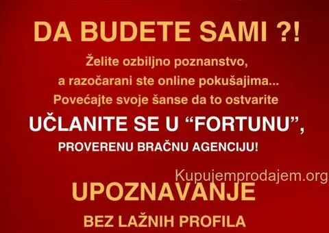 "FORTUNA"- Upoznavanje bez lažnih profila - 5/5