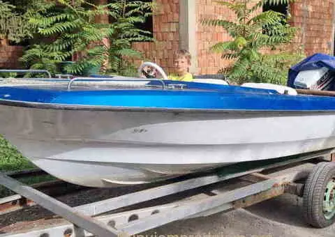 Prodajem ili menjam gliser sa pentom 50 KS Johnson - 1/4