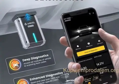 Ancel DND Echo OBD2 Bluetooth za iOS i Android Dija - 10/15