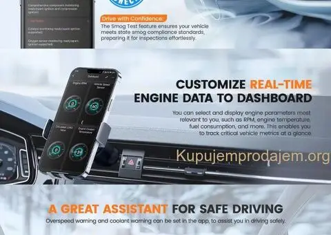 Ancel DND Echo OBD2 Bluetooth za iOS i Android Dija - 11/15