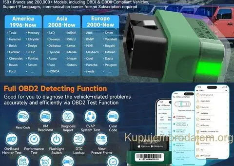 Novo - AlfaMetrix Bluetooth OBD2 skener - 4/15