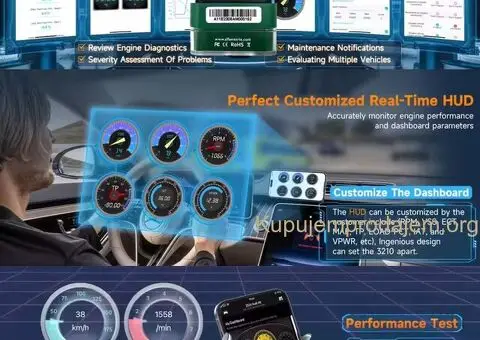 Novo - AlfaMetrix Bluetooth OBD2 skener - 9/15