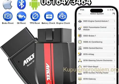 ANCEL BD500 Bluetooth OBD2 za VW Audi Seat Skoda - 3/15