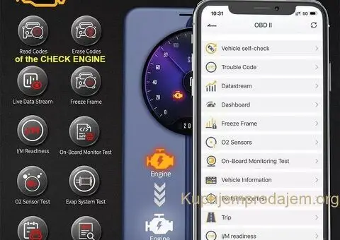 ANCEL BD500 Bluetooth OBD2 za VW Audi Seat Skoda - 9/15