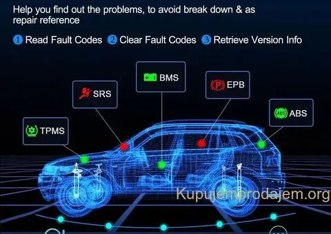 ANCEL BD500 Bluetooth OBD2 za VW Audi Seat Skoda - 13/15