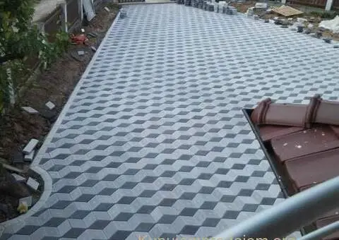 Ugradnja behaton kocke ivicnjaka i kanalica - 4/5