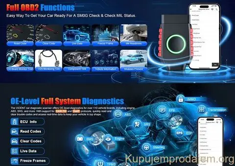 Novo - Vident iSmartDiag510 Pro Bluetooth 28+ Full OBD2 - 5/15