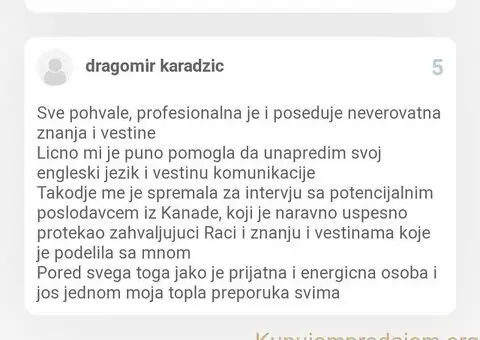 Online casovi Engleskog jezika - 1/7