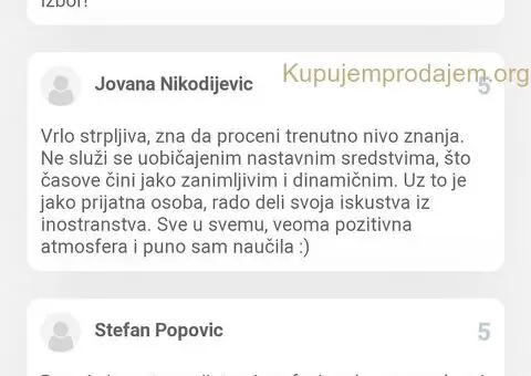 Online casovi Engleskog jezika - 4/7