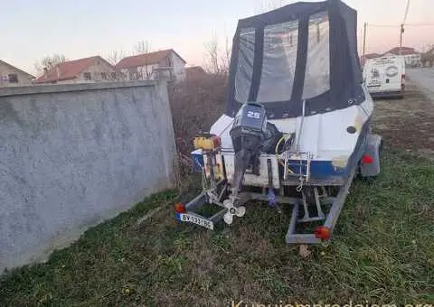 Prodajem camac sa motorom i prikolicom - 2/4