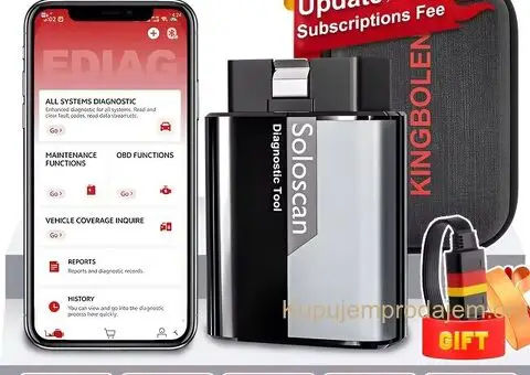 Novo - KINGBOLEN SOLOSCAN OBD2 Bluetooth 20+ Reseta + Kabel - 2/15