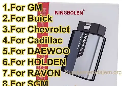 Novo - KINGBOLEN SOLOSCAN OBD2 Bluetooth 20+ Reseta + Kabel - 4/15