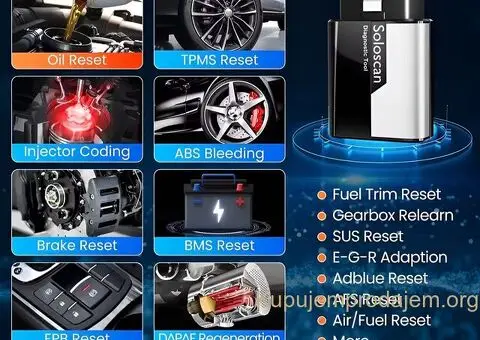 Novo - KINGBOLEN SOLOSCAN OBD2 Bluetooth 20+ Reseta + Kabel - 10/15