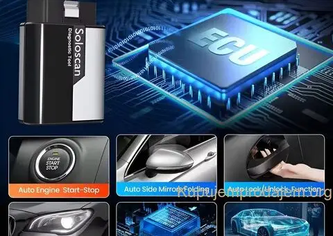 Novo - KINGBOLEN SOLOSCAN OBD2 Bluetooth 20+ Reseta + Kabel - 11/15