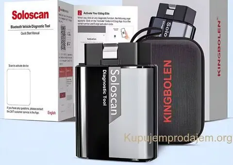 Novo - KINGBOLEN SOLOSCAN OBD2 Bluetooth 20+ Reseta + Kabel - 14/15