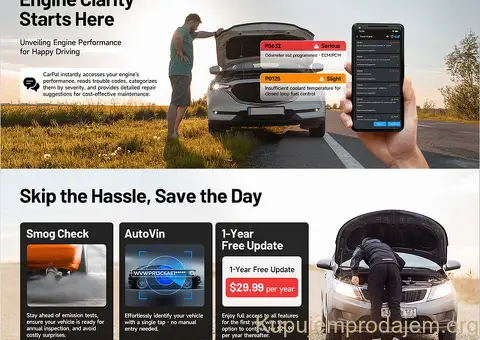 NOVO - TOPDON Carpal Bluetooth OBD2 za iOS i Android - 8/14