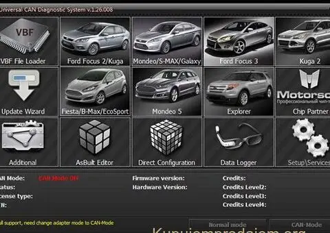 Novo - UCDS Pro + V1.27.001 za Ford sa 35 tokena - 4/15